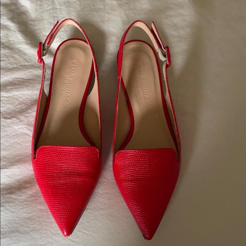Red sling backs (Club Monaco)